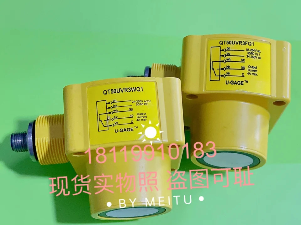 Bonner BANNER 초음파 센서 QT50UVR3FQ1 QT50UVR3WQ1 포장되지 않은 옵션 그림표시