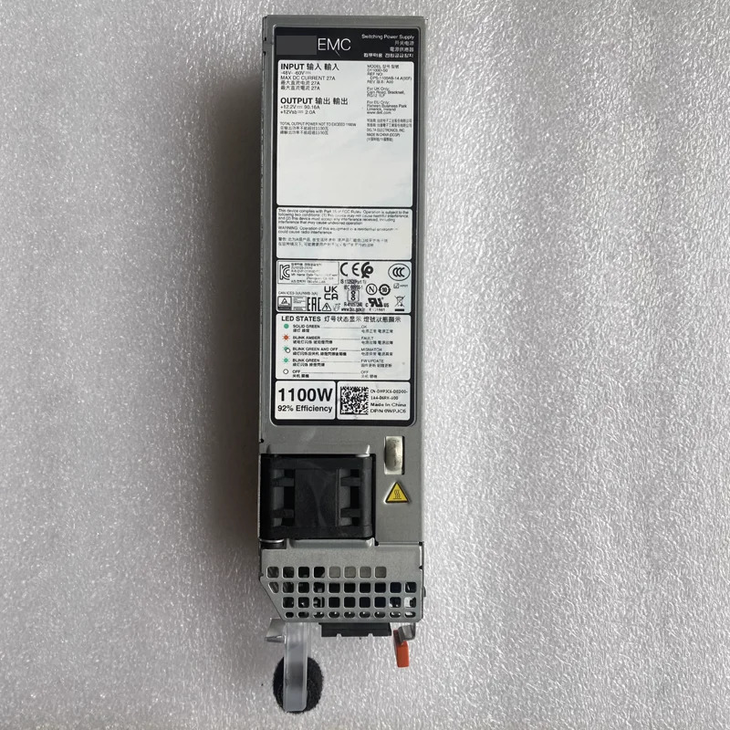 Dell PowerEdge R750XS T650 R550 R75251100W DC 전원공급장치 D1100D-S0 WPJC6 K3KJC PSU
