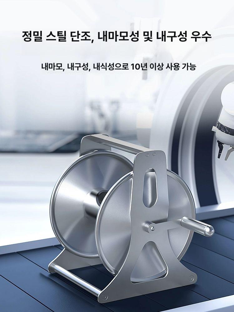 벽걸이 권취기 워터릴 물호스릴 수도 줄감기 세차릴 정리기 급수 벽부착 자동릴 - 상세 이미지 3
