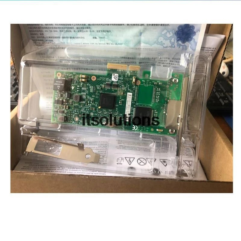 I350-T2 PCIe 어댑터 7ZT7A00534 씽크시스템1Gb 2 포트 RJ45 Et
