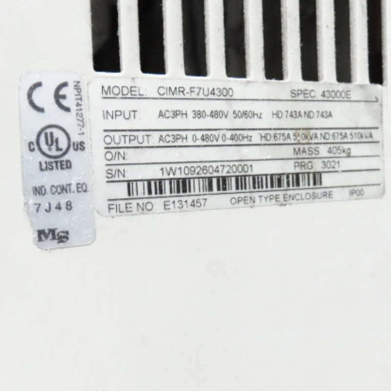 CIMR-F7U4300 Yaskawa 인버터 신
