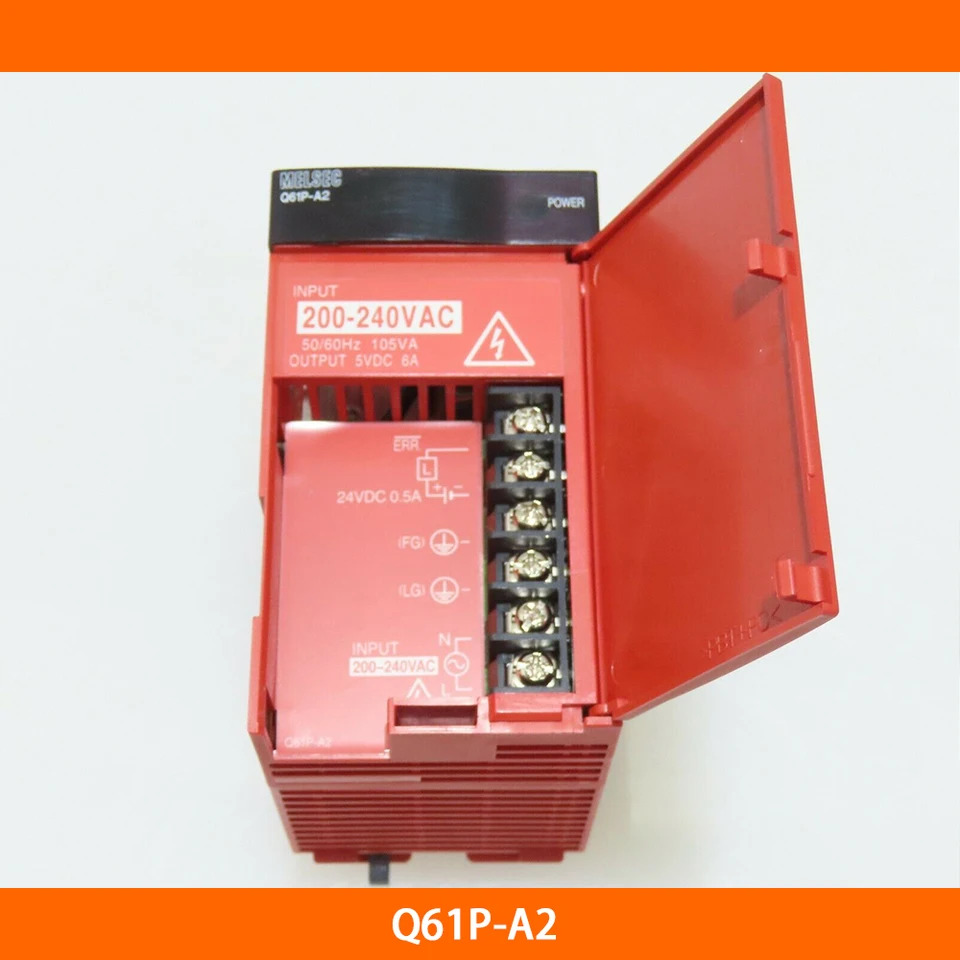 미쓰비시호환 Q61P-A2 Q 시리즈 PLC 전원 모듈 입력 200-240VAC 5VDC 6A 50 60HZ 105VA