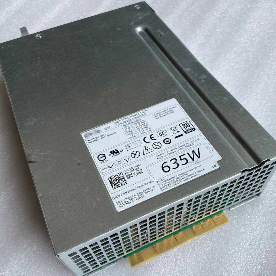 F635EF-00 DELL T5600 T3600 워크스테이션 전원공급장치