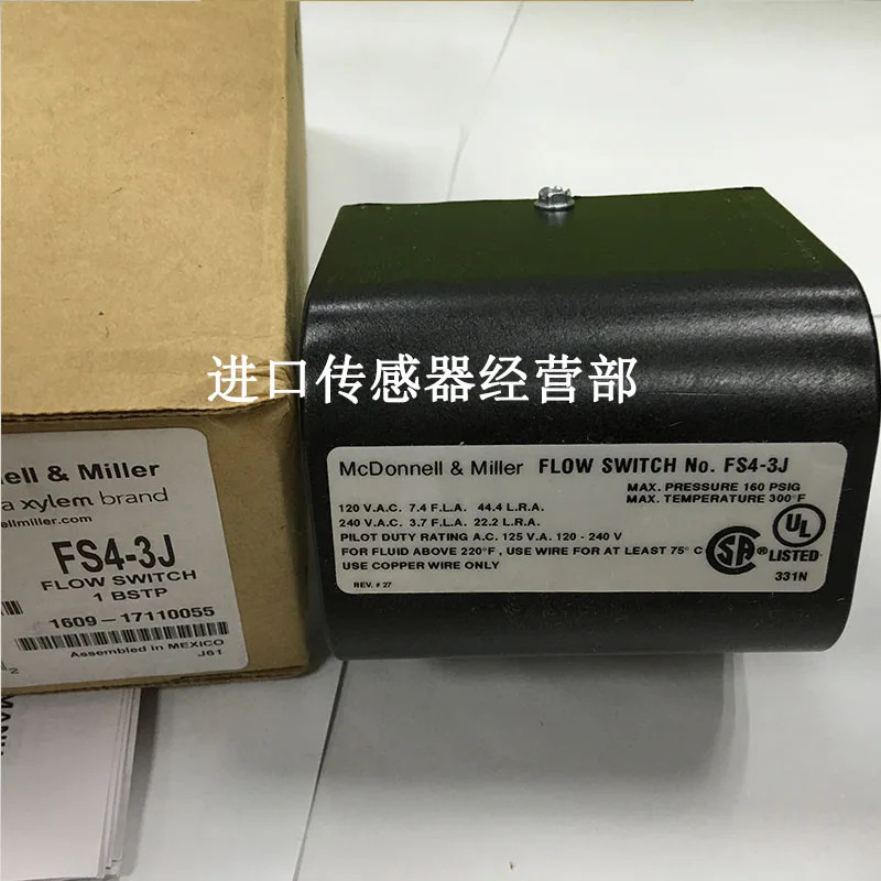 오리지널 미국 맥도넬 밀러 FS4-3J ITT 플로우 스위치 포장