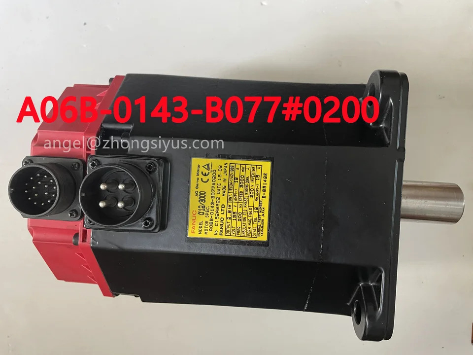 FANUC AC 서보모터 A06B-0143-B077 0200 A06B 0143 B077