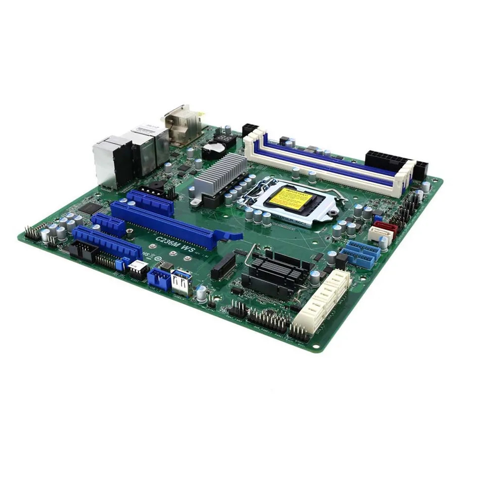ASRock호환 C236M WS 워크스테이션 마더보드 E3-1200 v5/v6 LGA1151 단일 CPU 완전 리퍼 지원