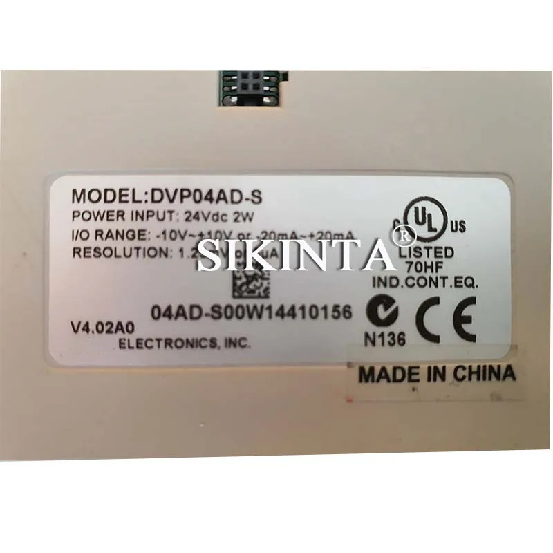 PLC 모듈 DVP04AD-S DVP06AD-S 확장 디지털 IO 완전히 리퍼