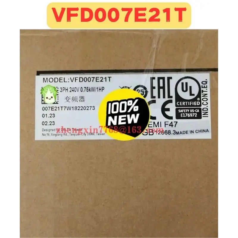 오리지널 주파수 변환기 VFD007E21T 신