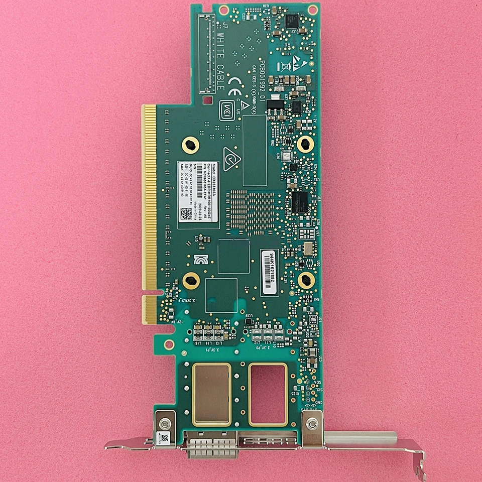 단일 포트 네트워크 카드 NIC CX653105A MCX653105A-EFAT ConnectX-6 EDR IB/HDR100/100GbE