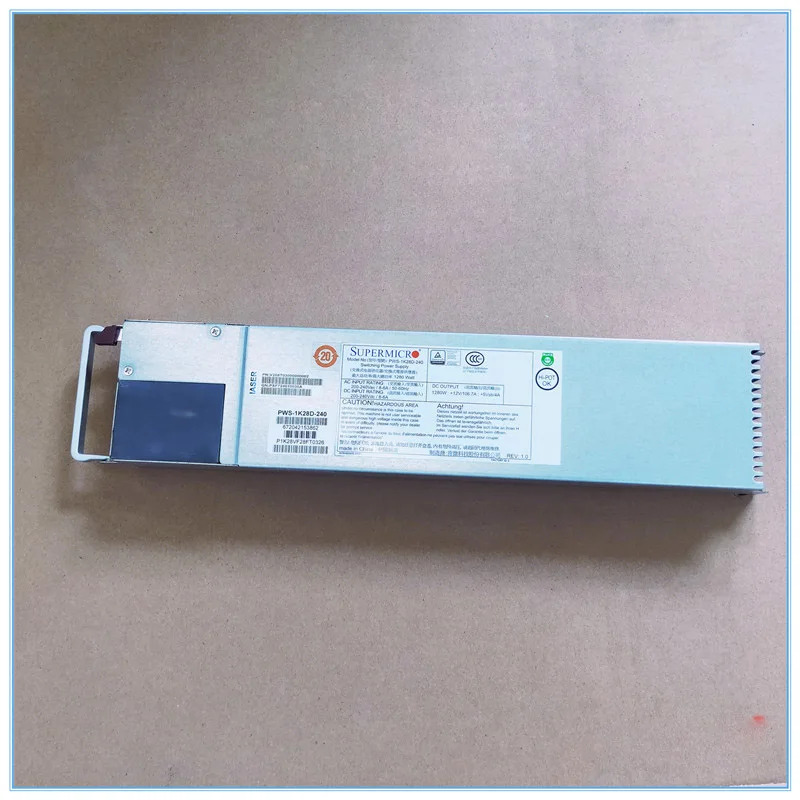 Supermicro PWS-1K28D-240 1U 1280W 전원공급장치 PSU원본