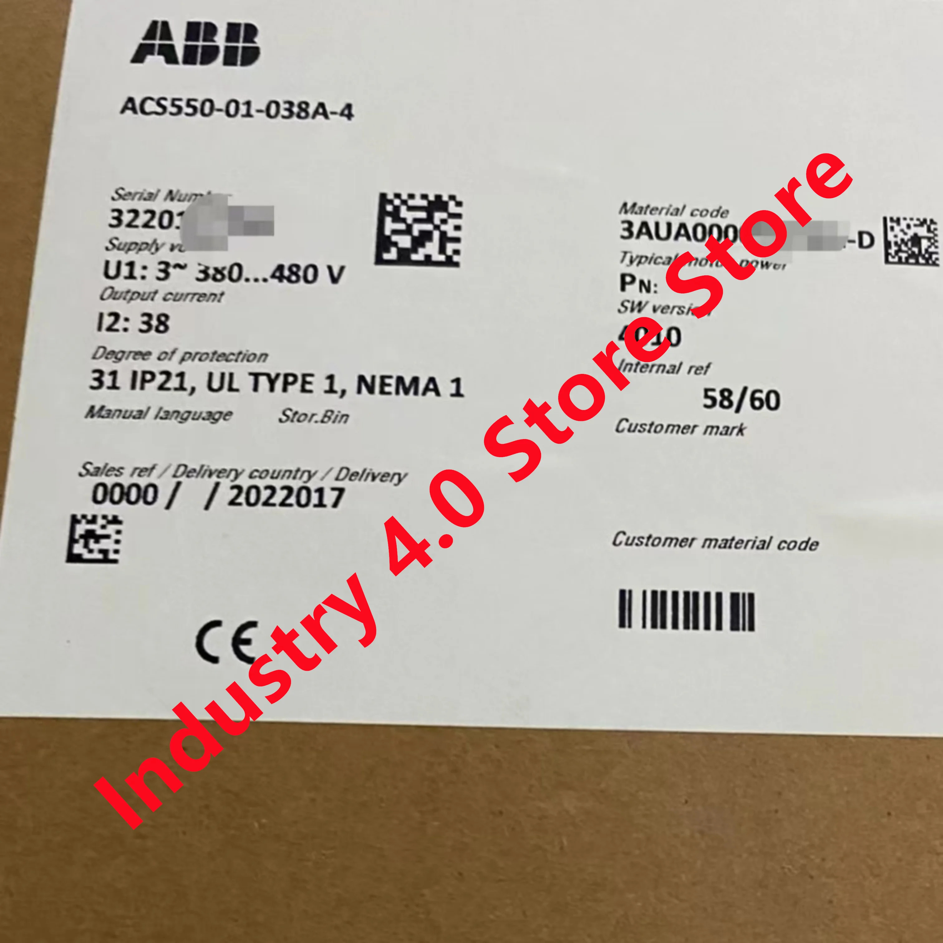ACS550-01-031A-4 ACS550-01-038A-4 원본