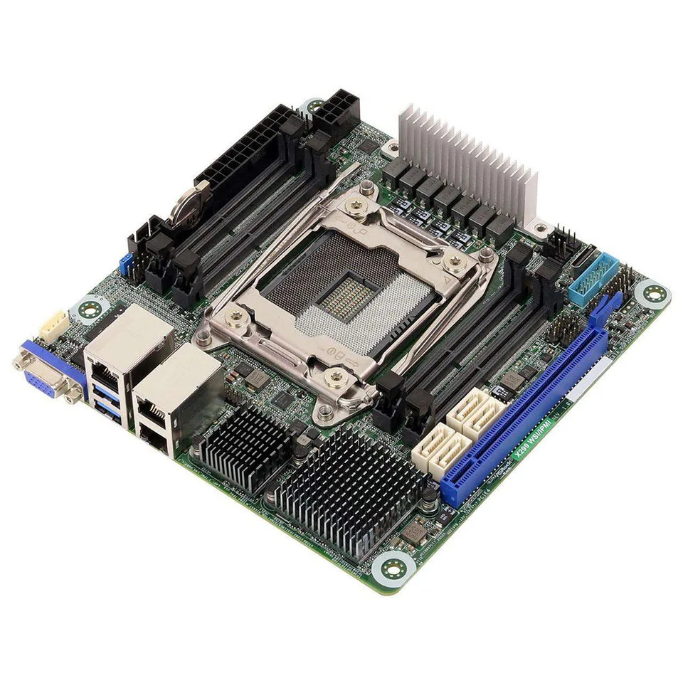 ASRock호환 워크스테이션 마더보드 X299 WSI/IPMI 단일 CPU 슬롯 LGA2066 DDR4 지원 X 시리즈 7 9세대