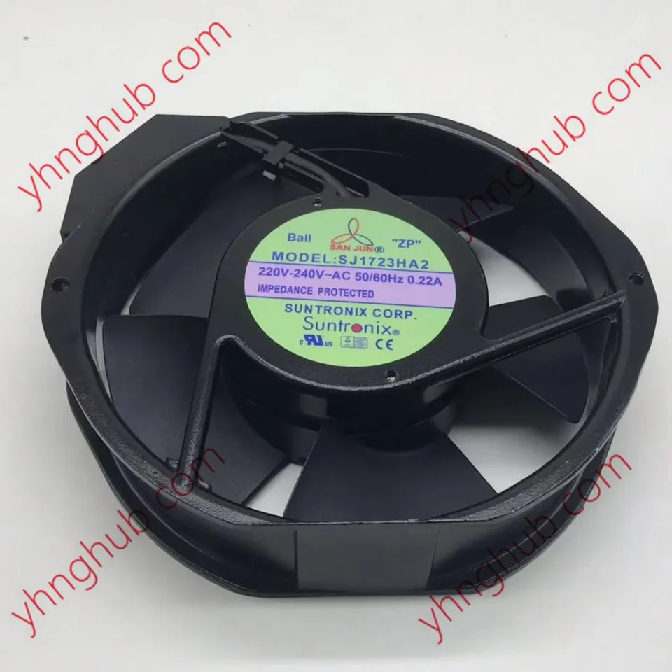 San Jun 서버 냉각팬 AC 220V 0.22A 172x150x50mm SJ1723HA2