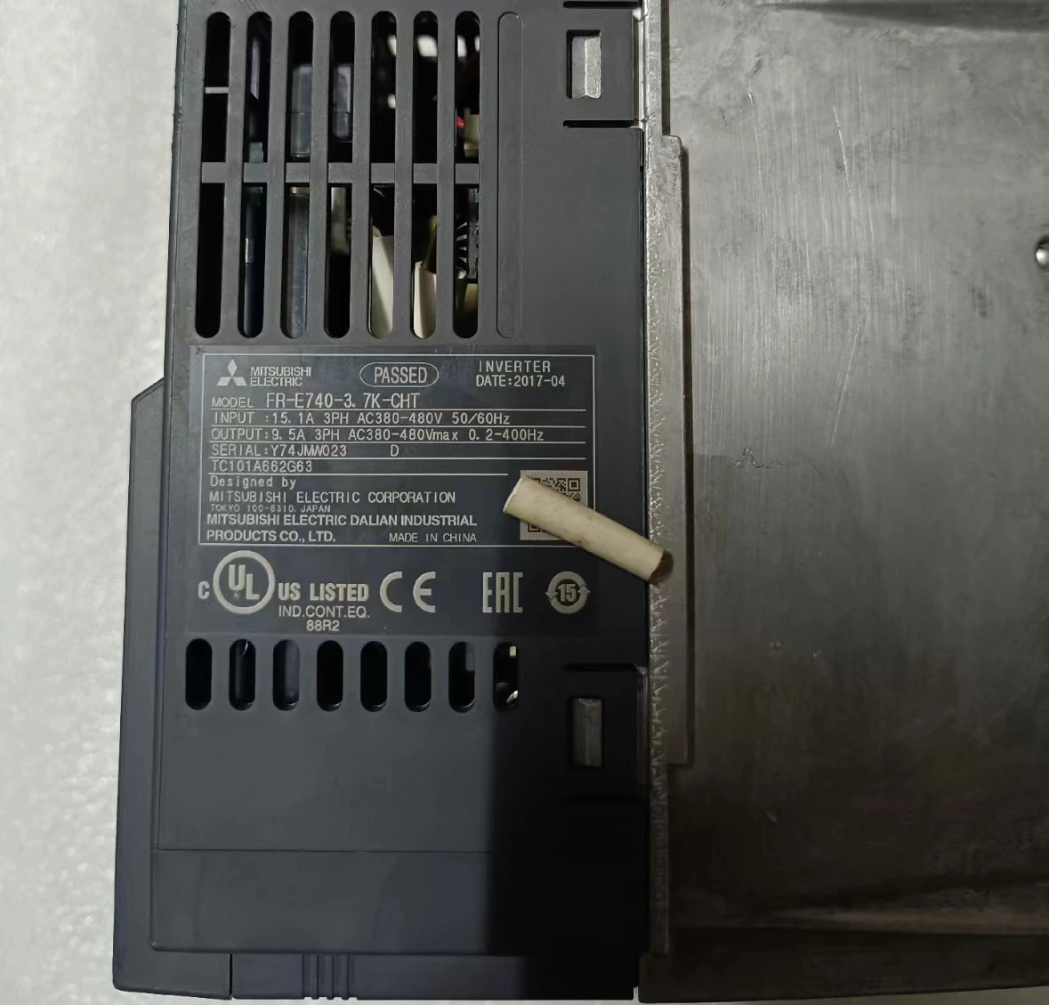 FR-E740-3.7K-CHT 리퍼 인버터 3.7kW 기능 OK