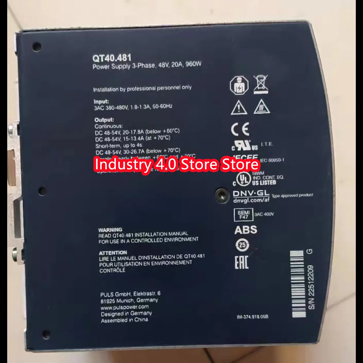 QT20.481 QT40.241 오리지널
