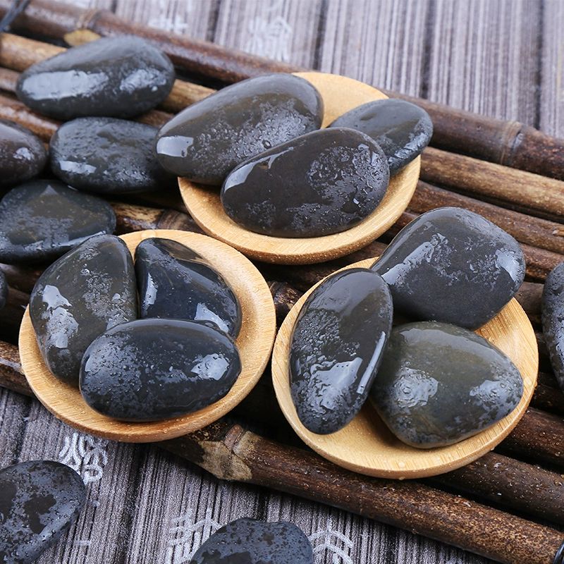 직화 자갈구이 그릴 바베큐스톤 맥반석구이 돌판 야외 캠핑용 강자갈 - 상세 이미지 3