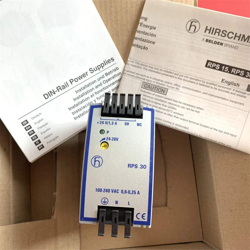 Hirschmann 전원 모듈 입력 AC100-240V 출력 DC24-28V RPS30 943662-003 신