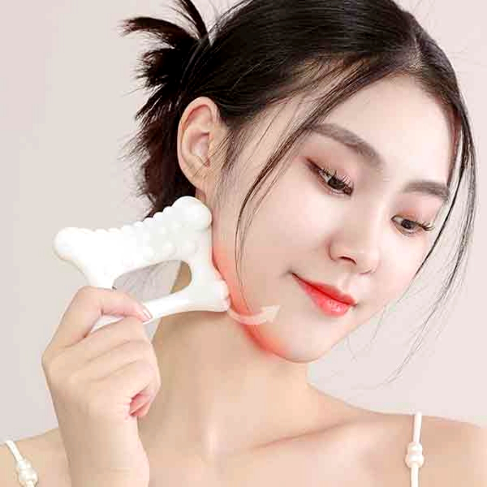 인체공학얼굴관리괄사 그립감좋은마사지기 피부관리셀프케어림프마사지 - 상품 이미지