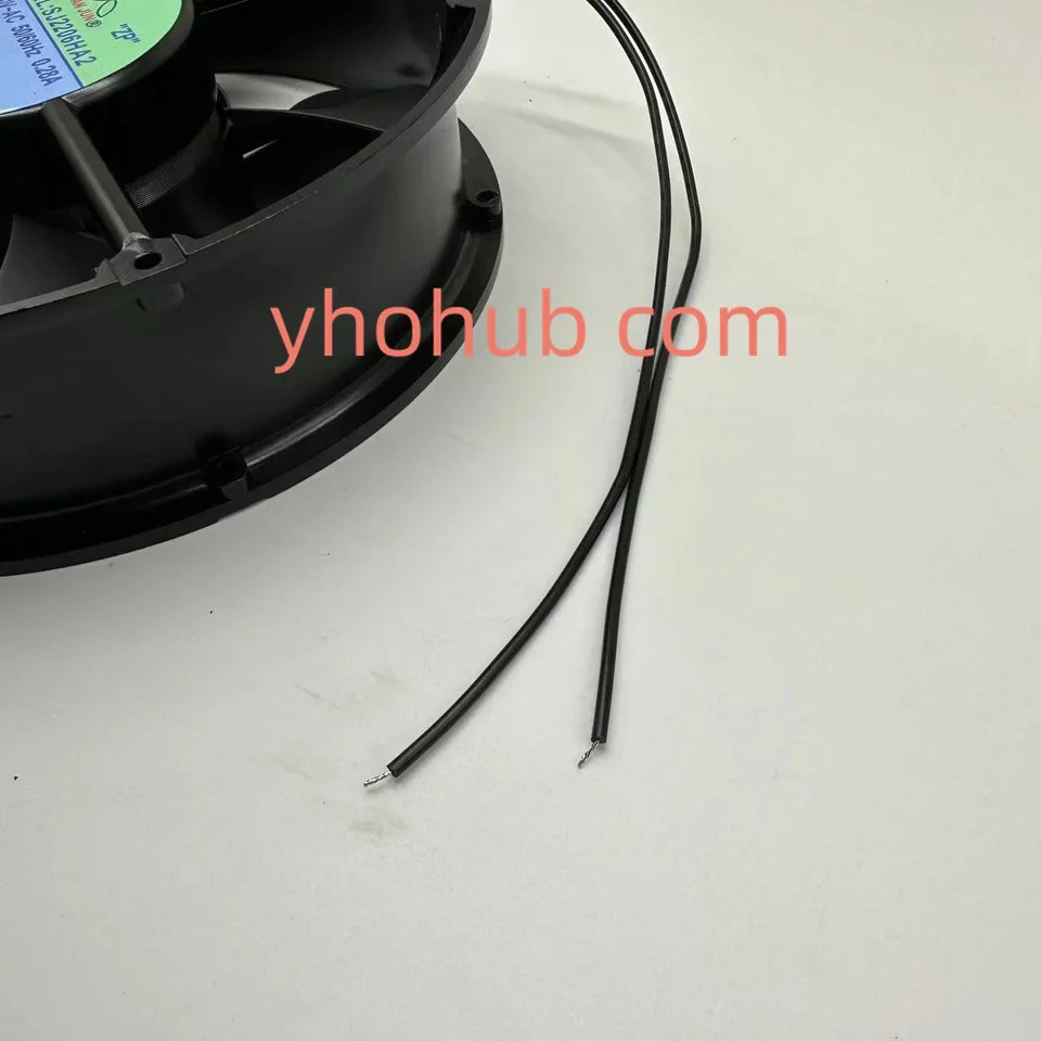 San Jun 2 와이어 서버 라운드 냉각팬 AC 220V 0.28A 220x220x60mm SJ2206HA2