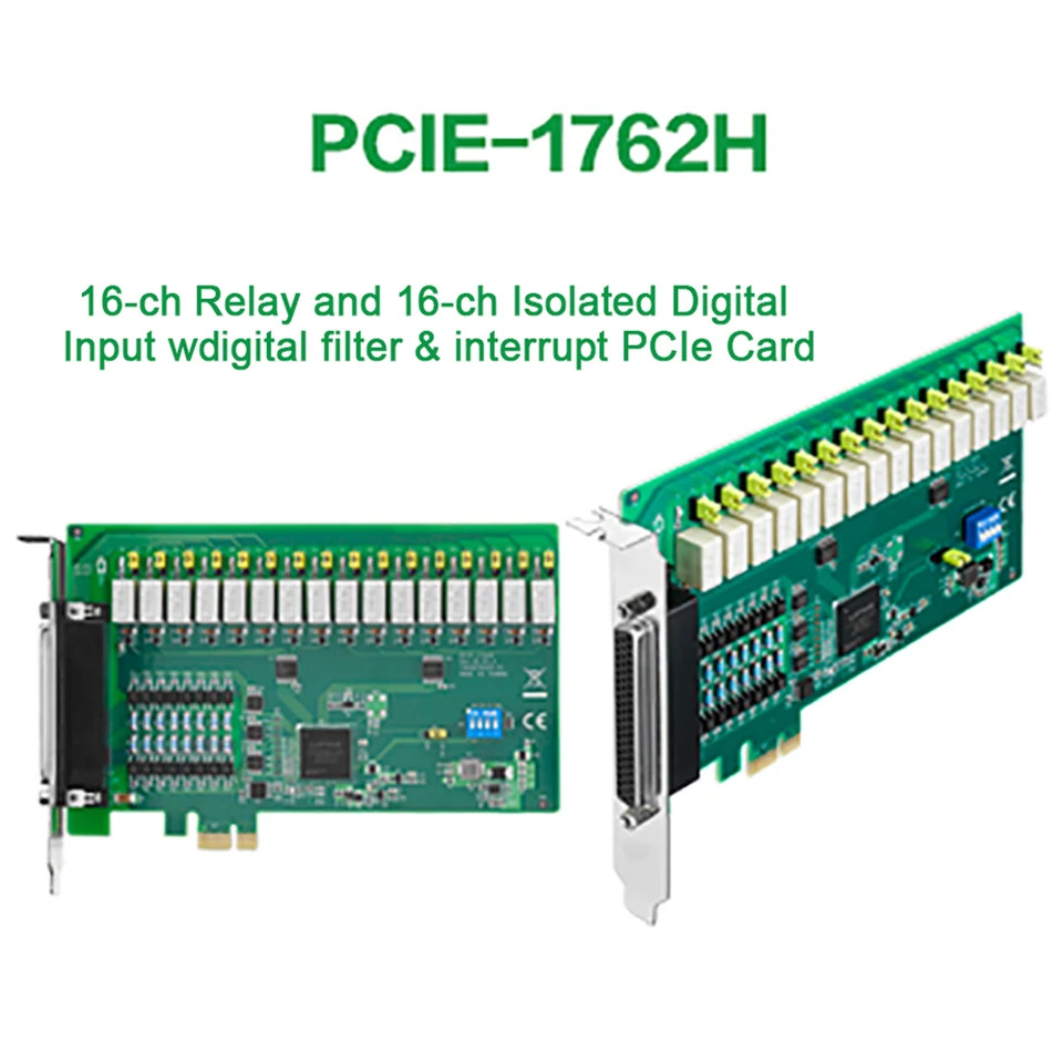 Advantech PCIE-1762H 모션 제어 카드 16 방향 릴레이 절연 디지털 IO 캡처