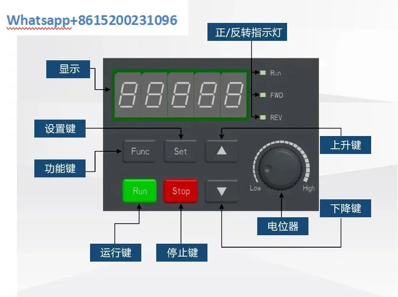 VFC3210-0K40 주파수 변환기 0K75 1K50 2K20 4K00-3P4