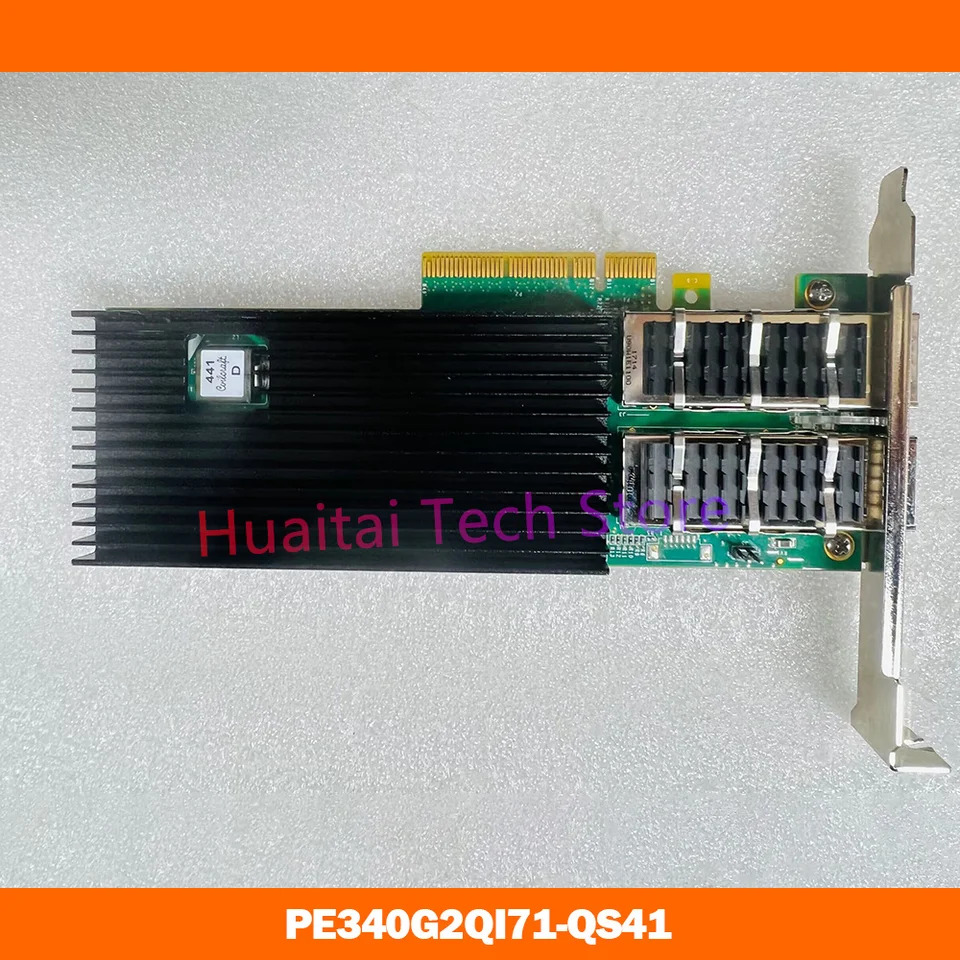 SILICOM 40G 듀얼 포트기가비트 광섬유 NIC XL710-QDA2 PE340G2QI71-QS41
