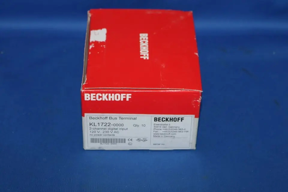 KL1722-0000 PLC 모델 포장 신속