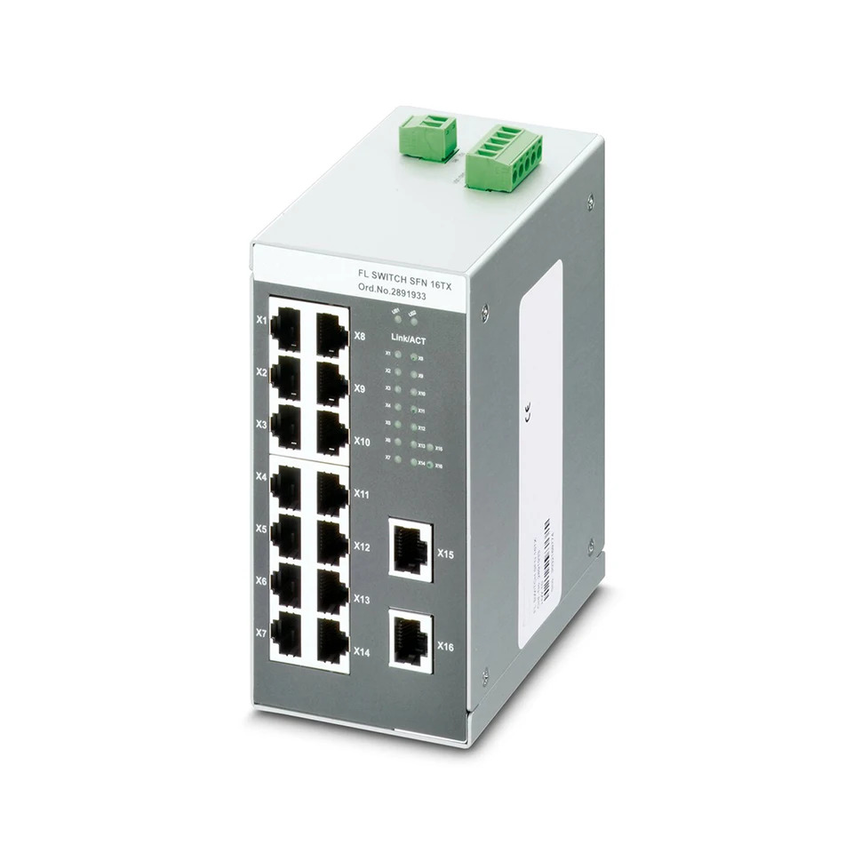 산업이더넷 스위치 새 2891933 FL SFN 16TX TP RJ45 12VDC..48VDC 미세