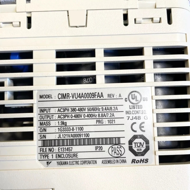 CIMR-VU4A0009FAA Yaskawa 인버터 신속
