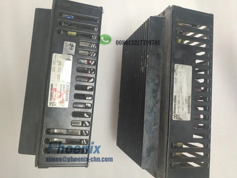 오리지널 ZIEHL-ABEGG ECdrive D400B001 DE0404648 D230B008 드라이브 KBA 오프셋 인쇄기계 부품 예비 D230B00
