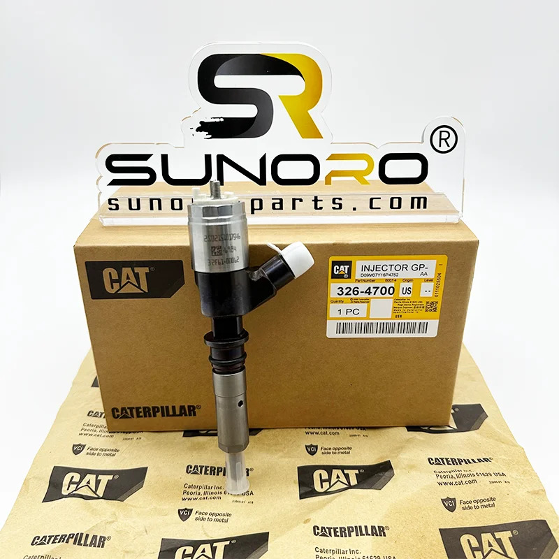 굴착기는 Caterpillar Cat 320D 분사 장치 노즐 326-4700 32F61-00062 295-9130 C6 C6.4 엔진 장치를 분해합니다