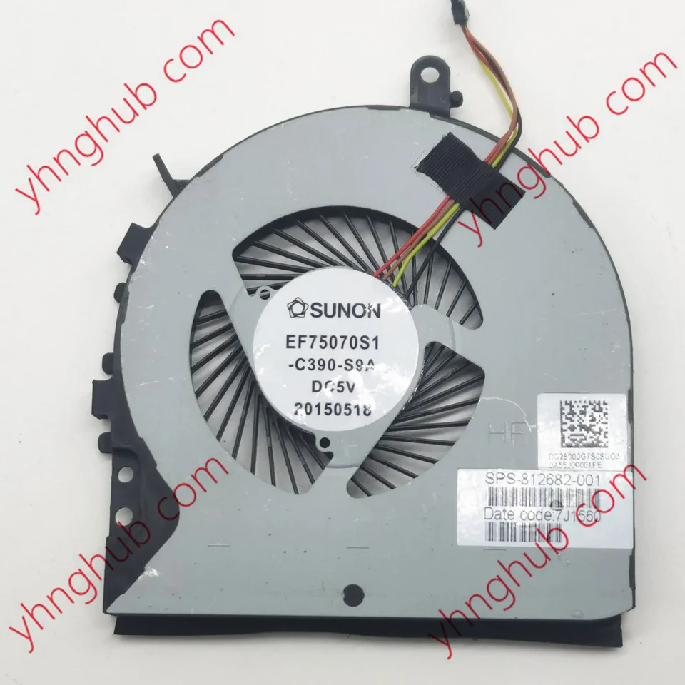 SUNON EF75070S1-C390-S9A 냉각팬 DC 5V 2.25W 4 선 서버