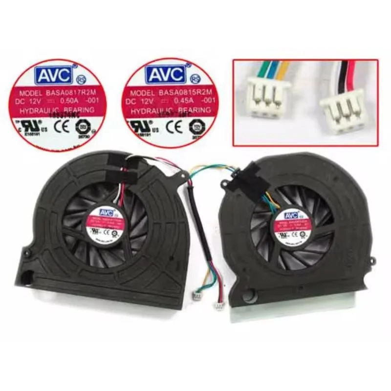 C 서버 냉각팬 BASA0815R2M -001 DC 12V 0.50A 6 선