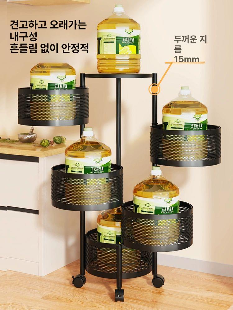 선반 수납장 실내 회전함 진열장 가구 인테리어 벽걸이 거실 보관 정리함 서랍 랙 - 상세 이미지 4