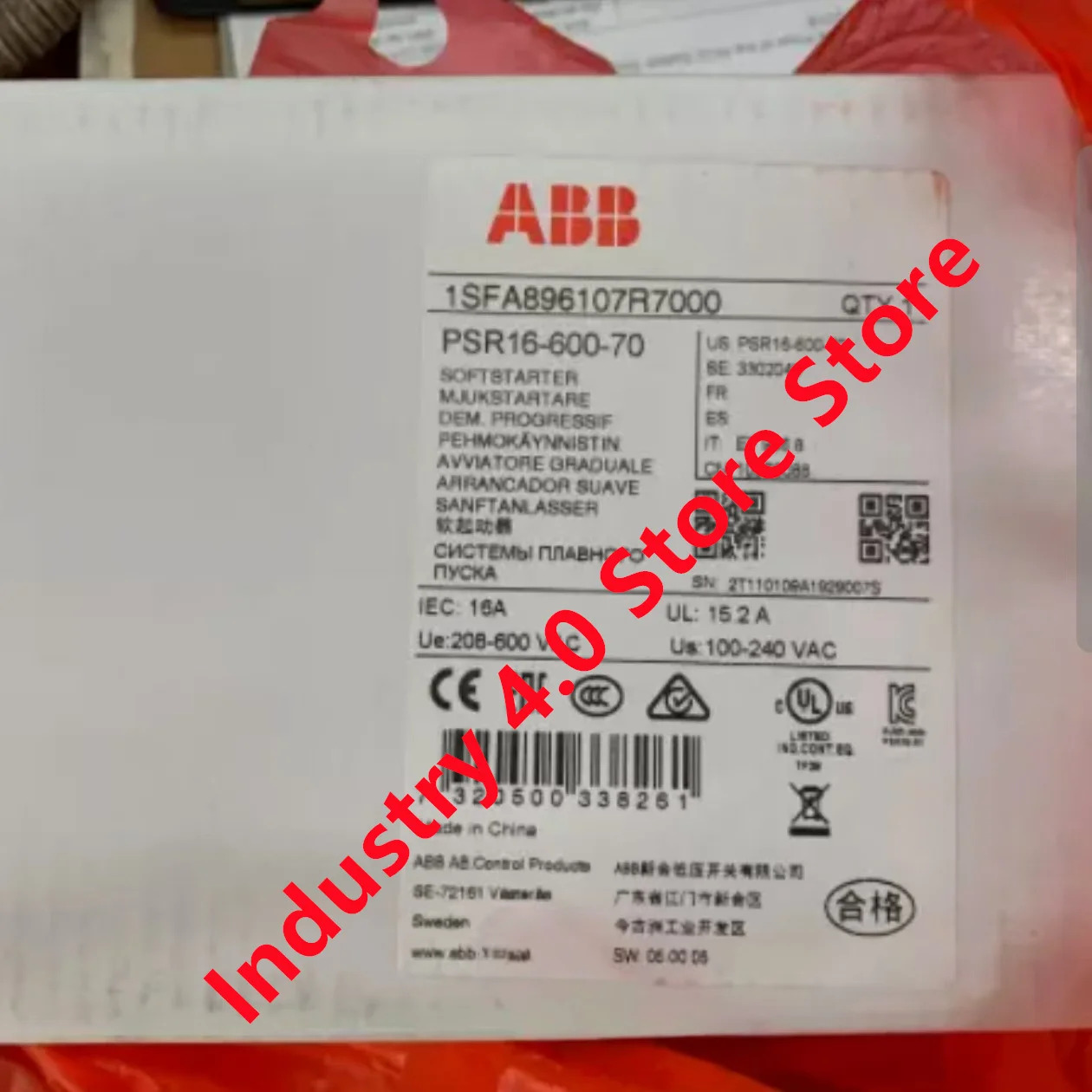 PSR16-600-70 1SFF896107R7000 PSR3-600-11 1SFF896103R1100