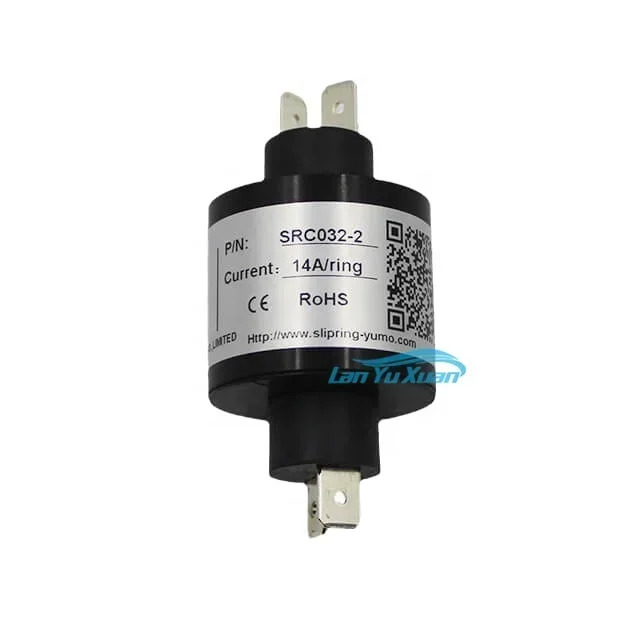 SRC032 YUMO 32mm 2선 슬립 링 전기 로터리 조인트 장치