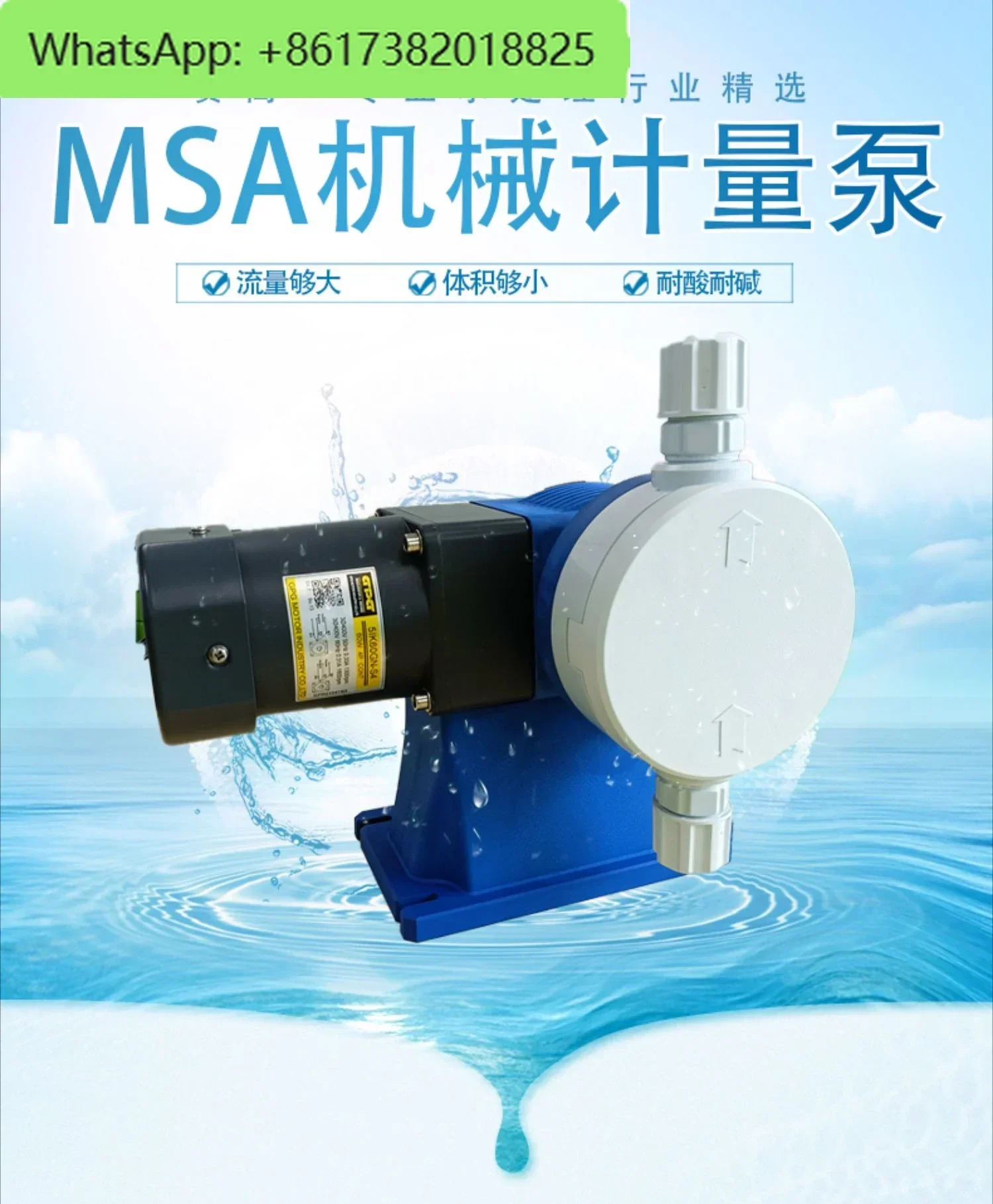 SEKO Saigao 기계식 계량 펌프 MSAF070M31 전기 다이어프램 대유량 부식 방지 정량