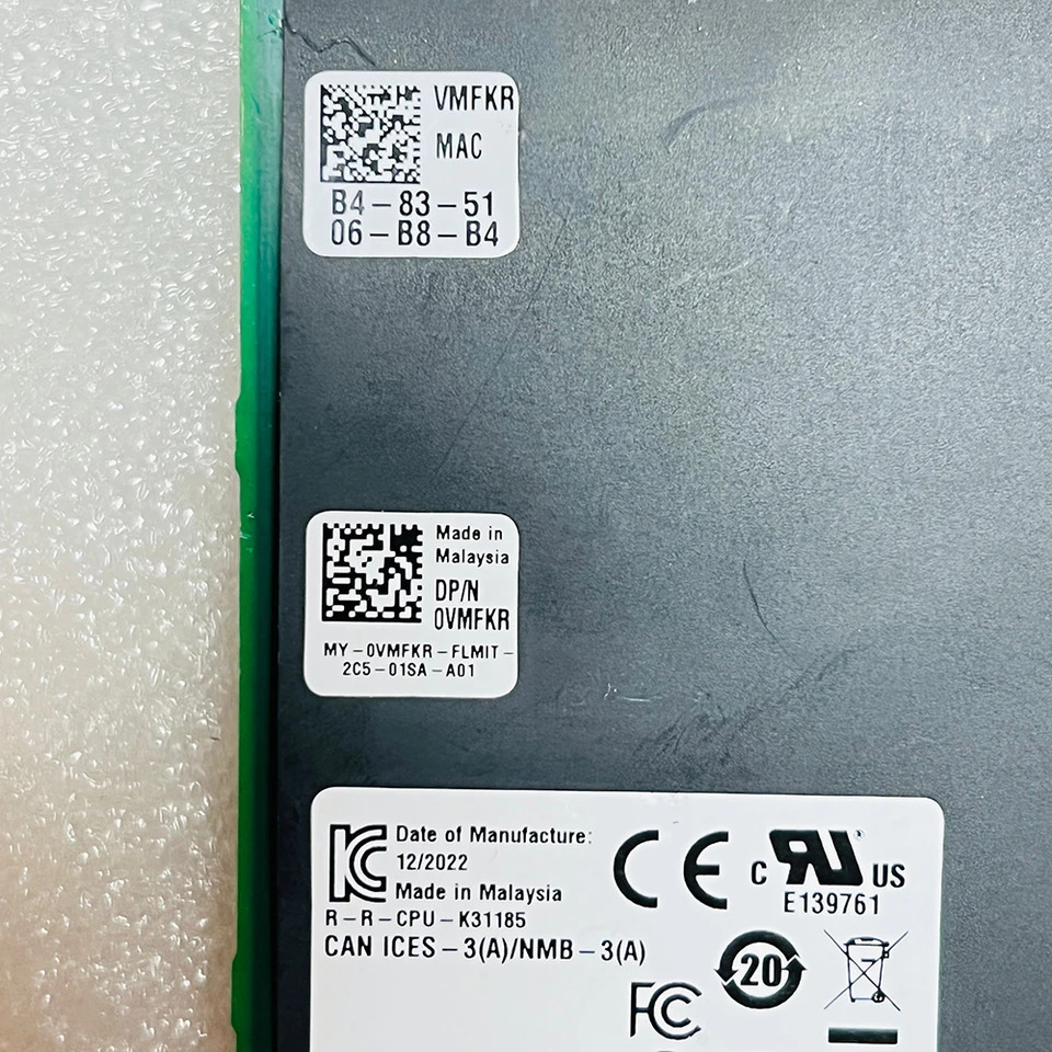 DELL OCP 3.0 NIC 10GBE BASE-T VMFKR 10G 듀얼 포트 이더넷 카드 X710-T2L