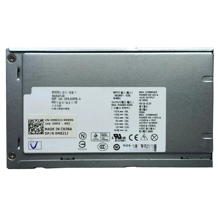 DELL 워크스테이션전원공급장치 D525AF-00 H525AF-00 T3500 U597G M821J 06W6M1