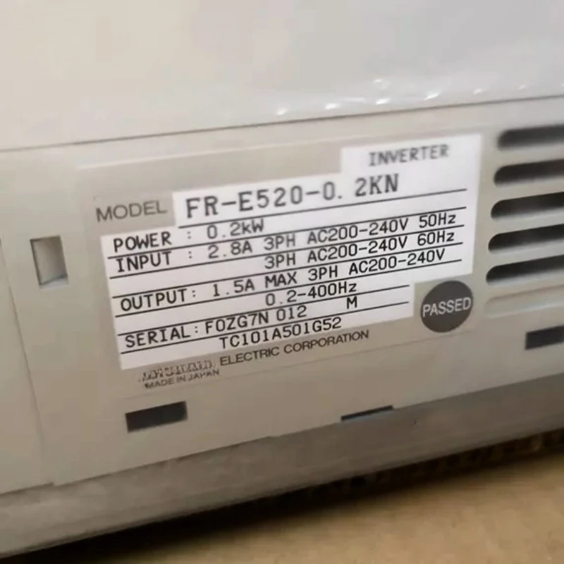 새 FR-E520-0.2KN 인버터