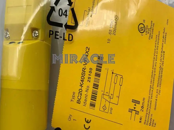 TURCK BC20-K40SR-VP4X2 스위치 센서용신