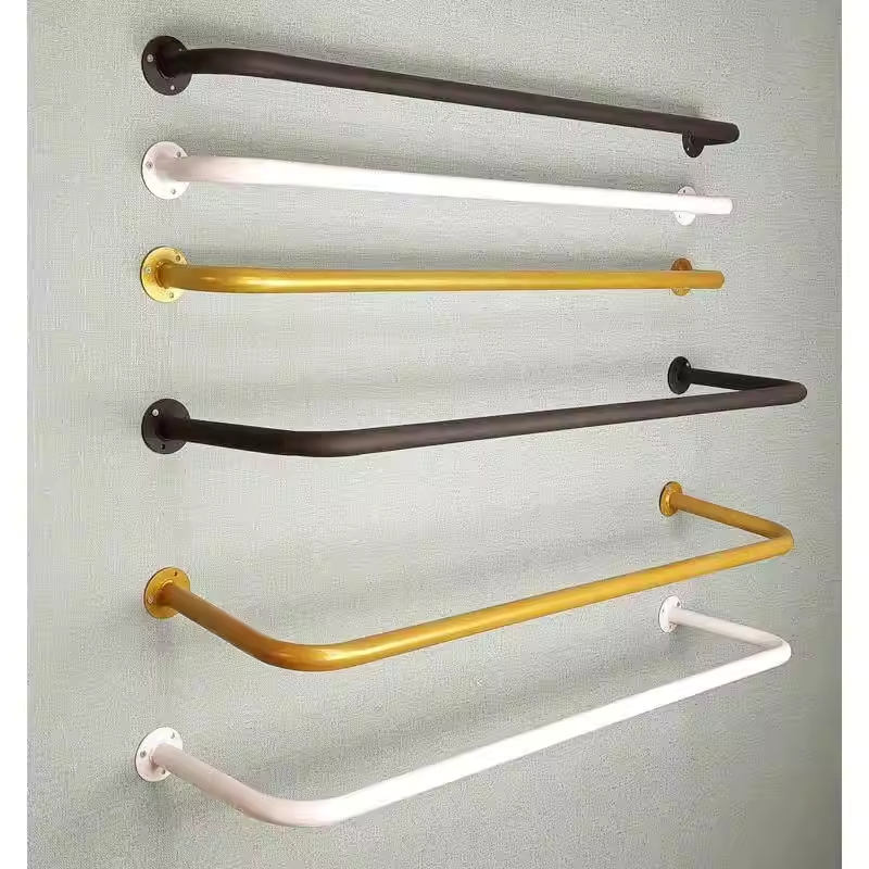 파이프 옷걸이 파이프헹거 튼튼한 틈새 철제 옷거치대 60x10cm - 상세 이미지 4