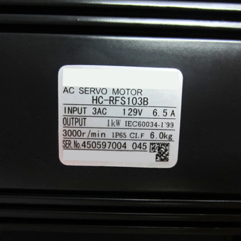 새 HC-RFS103B 서보모터