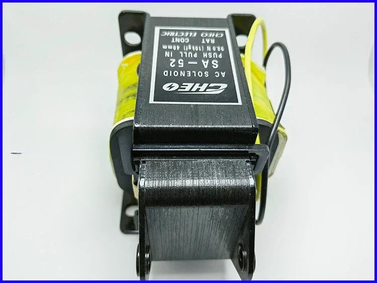 SA-52 AC 견전자석 220/380V 푸시-풀 흡입 10KG 스트로크 40mm