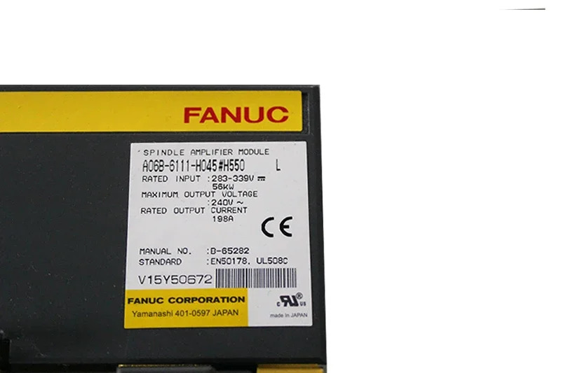 Fanuc 서보 드라이브 A06B-6111-H045 CNC 기계앰프 모듈 신 H550