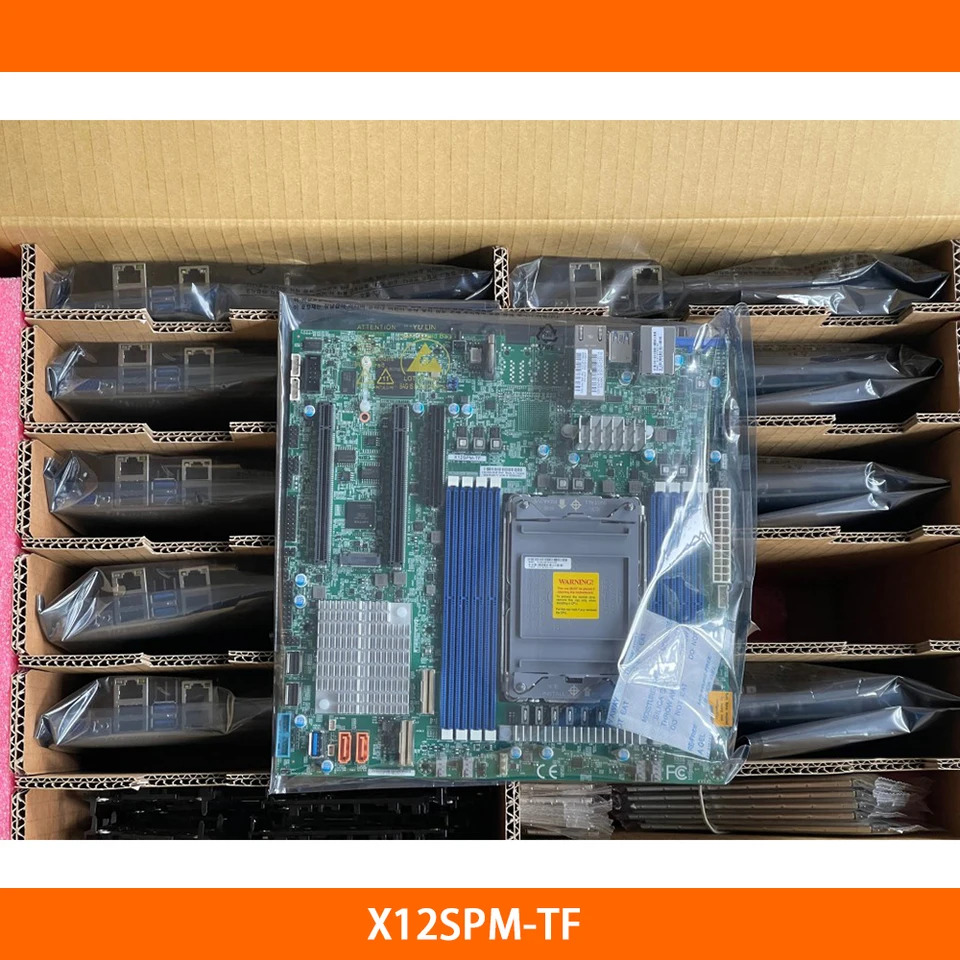 X12SPM-TF M- Supermicro C621A LGA-4189 2TB 3DS DDR4-3200MHz 10XSATA 3 서버 마더보드