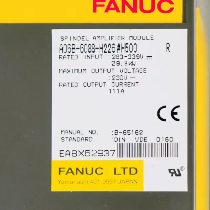 FANUC 서보 드라이브 모듈 A06B-6088-H215 H500 A06B-6088-H226