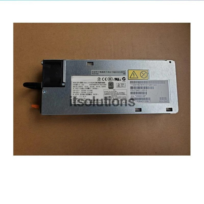 IBM X3550M5 X3650M5 전원공급장치 550W 00YL551 00YL553 94Y8173 94Y8075