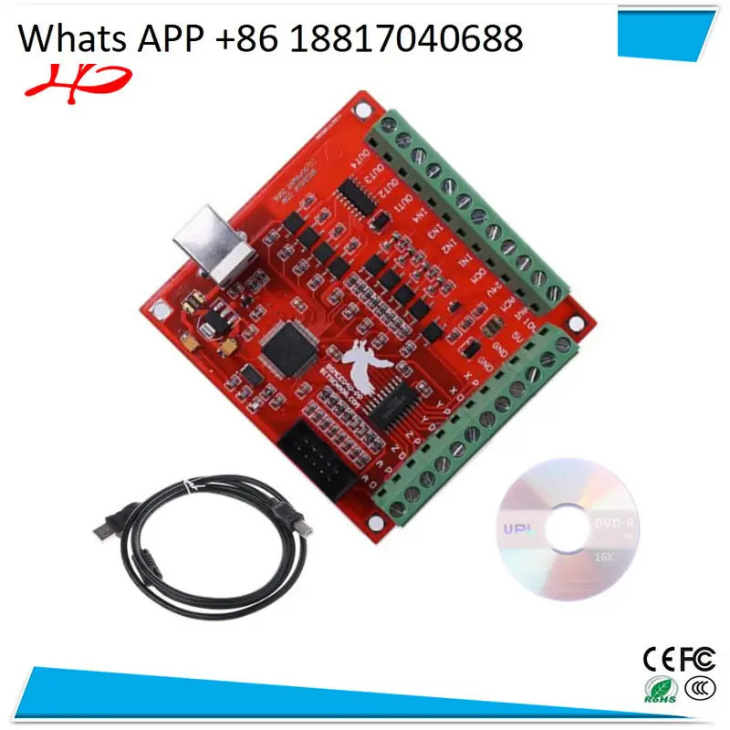 MACH3 4 축 100KHz USB 스텝 모션 컨트롤러 카드 수치 제어 보드