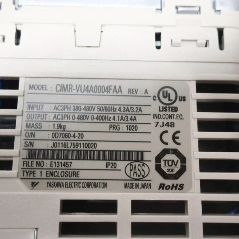 YASKAWA CIMR-VU4A0004FAA 인버터 CIMRVU4A0004FAA 신규